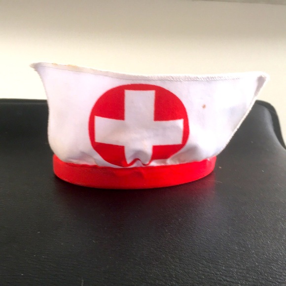 Nurse's Headband - Red & White, One Size - Picture 5 of 8